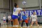 Volleyball vs Babson  Wheaton Women's Volleyball vs Babson College. - Photo by Keith Nordstrom : Wheaton, Volleyball, VB